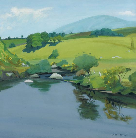 KING'S RIVER NEAR BLESSINGTON, COUNTY WICKLOW by Carey Clarke sold for �1,900 at Whyte's Auctions