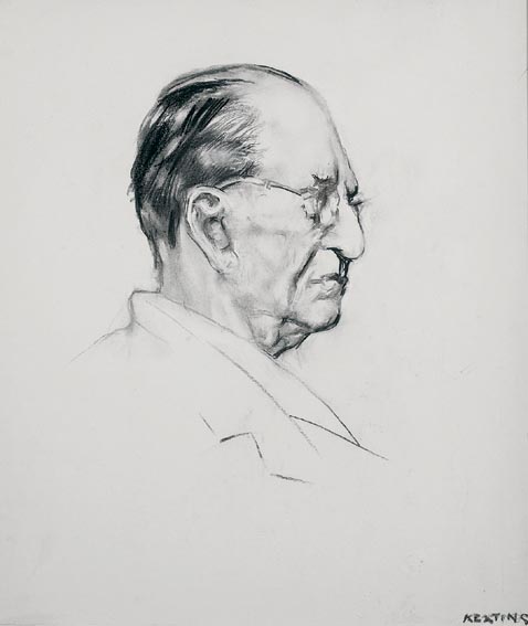 PORTRAIT OF EAMON DE VALERA by Sen Keating PPRHA HRA HRSA (1889-1977) at Whyte's Auctions