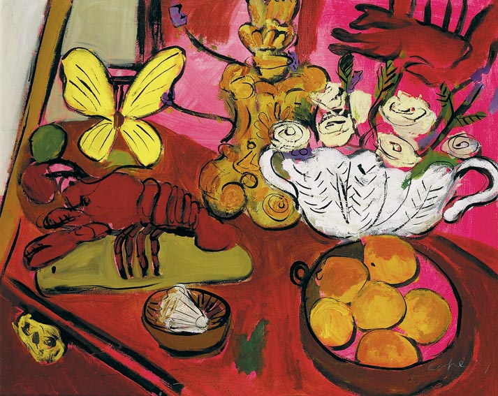 STILL LIFE WITH LOBSTER by Elizabeth Cope sold for 6,000 at Whyte's Auctions