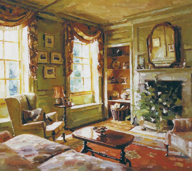 SUMMER LIGHT IN THE DRAWING ROOM by Mark O'Neill sold for 7,000 at Whyte's Auctions