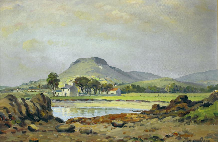LURIG FROM THE ROCKS, CUSHENDALL, COUNTY ANTRIM by Charles J. McAuley RUA ARSA (1910-1999) at Whyte's Auctions