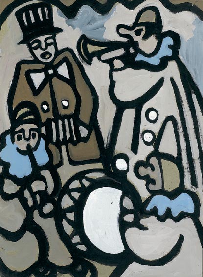 MUSICAL CLOWNS by Markey Robinson (1918-1999) at Whyte's Auctions
