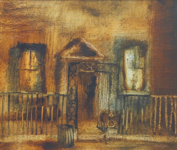 DUBLIN DOORWAY by S�amus � Colm�in (1925-1990) at Whyte's Auctions