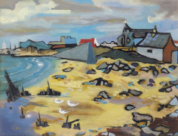 SUTTON SEA FRONT by Pamela Matthews (fl.1951-1966) at Whyte's Auctions