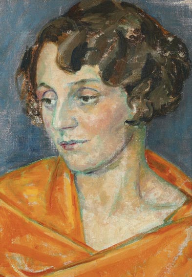PORTRAIT OF MRS HUGH ROBERTS by Ronald Ossory Dunlop RA RBA NEAC (1894-1973) at Whyte's Auctions