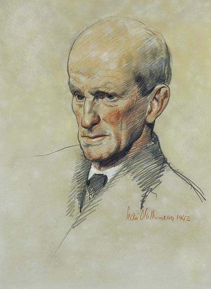 PORTRAIT OF JACK B. YEATS by Se�n O'Sullivan RHA (1906-1964) at Whyte's Auctions