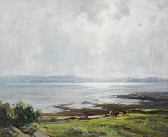STRANGFORD LOUGH, COUNTY DOWN by Frank McKelvey sold for �12,500 at Whyte's Auctions