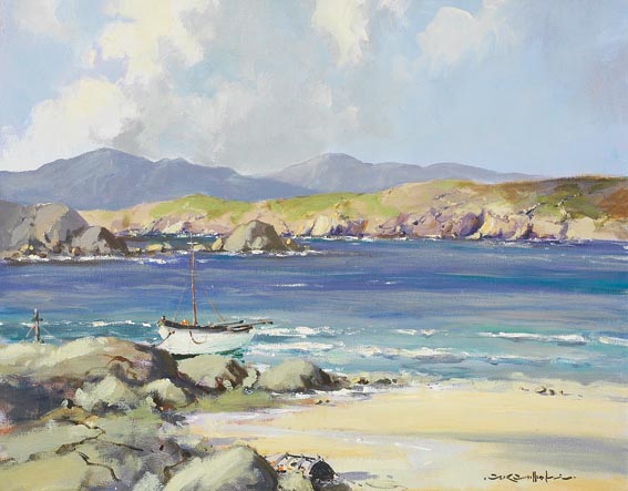 NEAR KILLYBEGS, COUNTY DONEGAL by George K. Gillespie RUA (1924-1995) at Whyte's Auctions