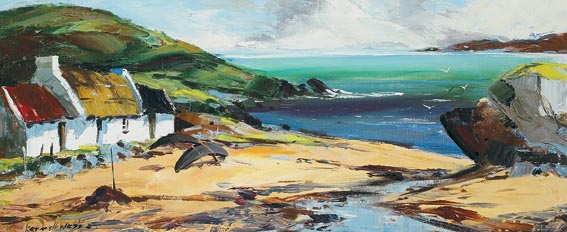 ATLANTIC DRIVE, COUNTY DONEGAL by Kenneth Webb RWA FRSA RUA (b.1927) at Whyte's Auctions
