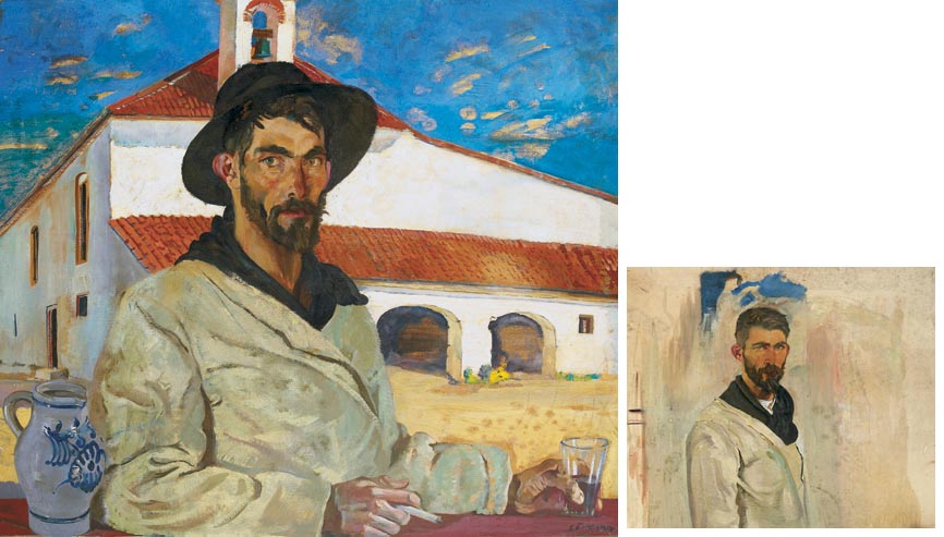 SELF PORTRAIT AT THE HACIENDA, circa 1947-1950 by Se�n Keating PPRHA HRA HRSA (1889-1977) at Whyte's Auctions