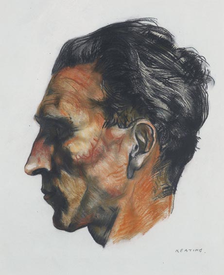 STUDY OF AN ARAN FISHERMAN by Seán Keating sold for €9,000 at Whyte's Auctions