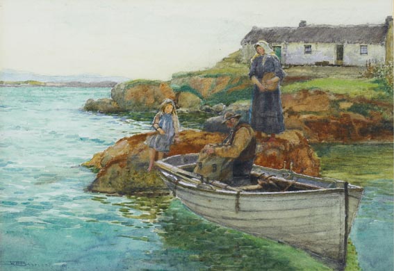 RETURNING HOME by William Henry Bartlett sold for �4,800 at Whyte's Auctions