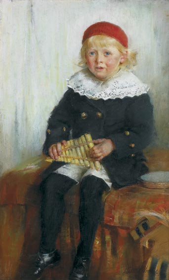 MASTER AUBREY LANE by Walter Frederick Osborne RHA ROI (1859-1903) RHA ROI (1859-1903) at Whyte's Auctions