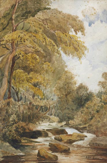 RIVER LANDSCAPE by Seán O'Casey sold for €5,200 at Whyte's Auctions