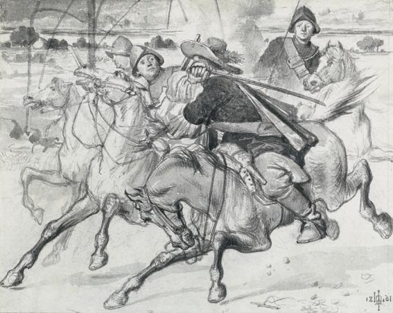 THE CAVALIER'S ESCAPE by Matthew James Lawless sold for �1,600 at Whyte's Auctions