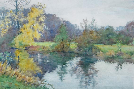 THE END OF AUTUMN by David Gould (1855-1930) at Whyte's Auctions