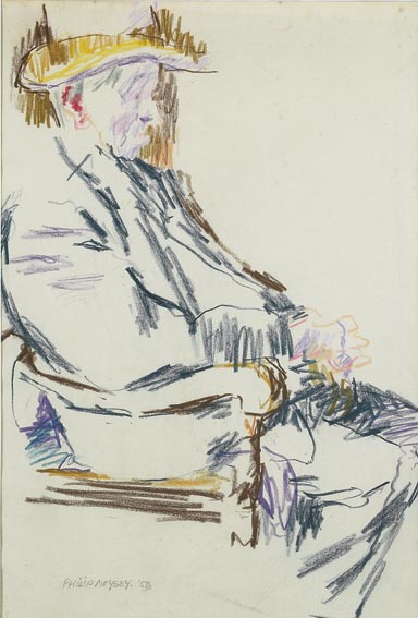 JACK YEATS IN OLD AGE by Philip Moysey (1912-1991) at Whyte's Auctions