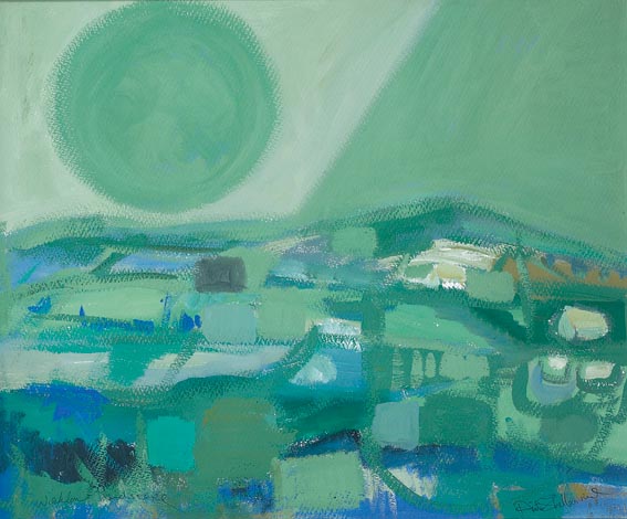 WICKLOW LANDSCAPE by Anita Shelbourne RHA (b.1938) at Whyte's Auctions
