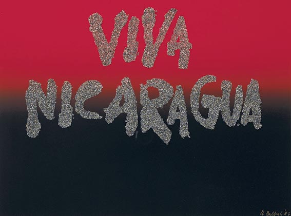 VIVA NICARAGUA by Robert Ballagh sold for �1,000 at Whyte's Auctions