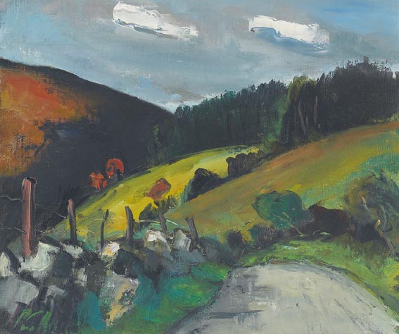 TIBRADDEN ROAD by Peter Collis RHA (1929-2012) at Whyte's Auctions
