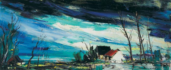 STORM LANDSCAPE by Kenneth Webb RWA FRSA RUA (b.1927) at Whyte's Auctions