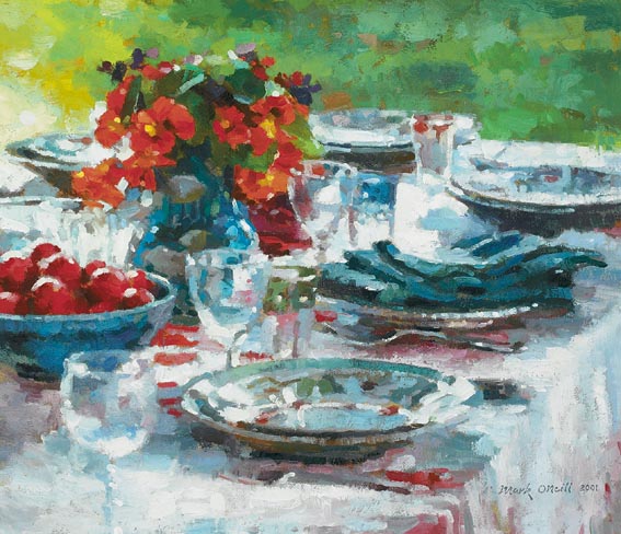 SUMMER AL FRESCO by Mark O'Neill sold for �13,000 at Whyte's Auctions