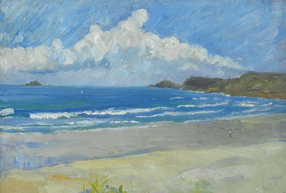 CAPE CORNWALL by Estella Frances Solomons HRHA (1882-1968) at Whyte's Auctions