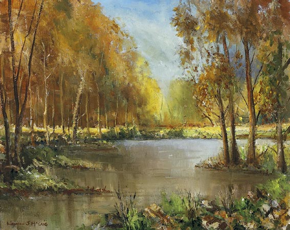 AUTUMN by Norman J. McCaig sold for �3,600 at Whyte's Auctions