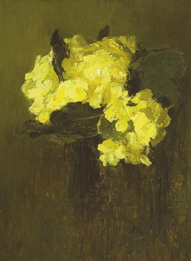 PRIMROSES by Grace Henry HRHA (1868-1953) at Whyte's Auctions