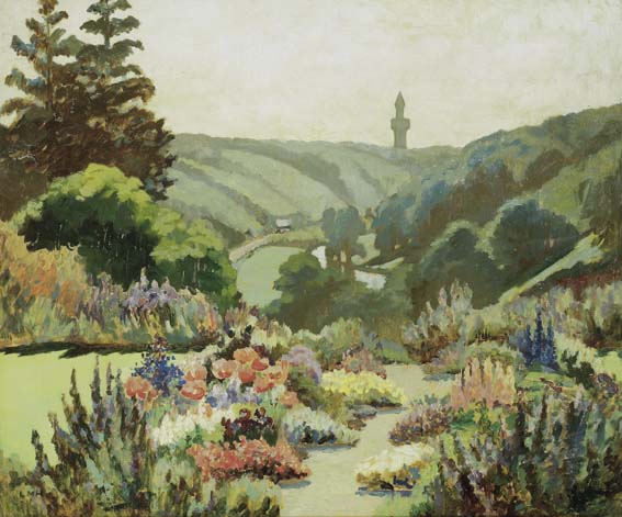 A GARDEN IN THE LIFFEY VALLEY by Letitia Marion Hamilton sold for �15,000 at Whyte's Auctions