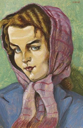 AN IRISH COLLEEN by Harry Kernoff RHA (1900-1974) at Whyte's Auctions