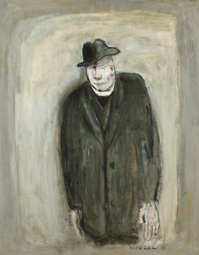 THE HAPPY PRIEST by Patrick Collins HRHA (1910-1994) HRHA (1910-1994) at Whyte's Auctions