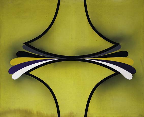 YELLOW PRESSÉ by Micheal Farrell (1940-2000) (1940-2000) at Whyte's Auctions