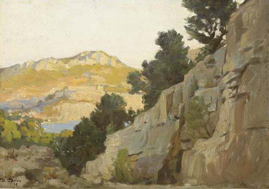 FROM THE QUARRY, CASSIS by Dermod O'Brien sold for �2,800 at Whyte's Auctions