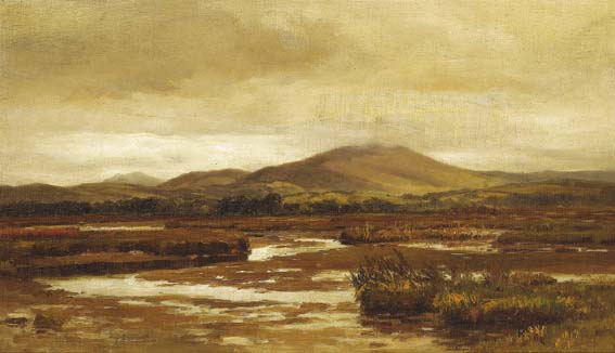 MIST OVER BOGLAND by Alexander Williams RHA (1846-1930) at Whyte's Auctions