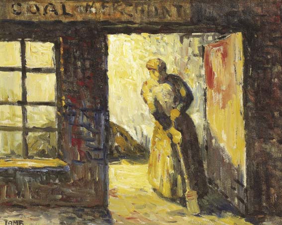 COAL MERCHANT (CEANNA+ GUAL) by Charles Vincent Lamb RHA RUA (1893-1964) at Whyte's Auctions