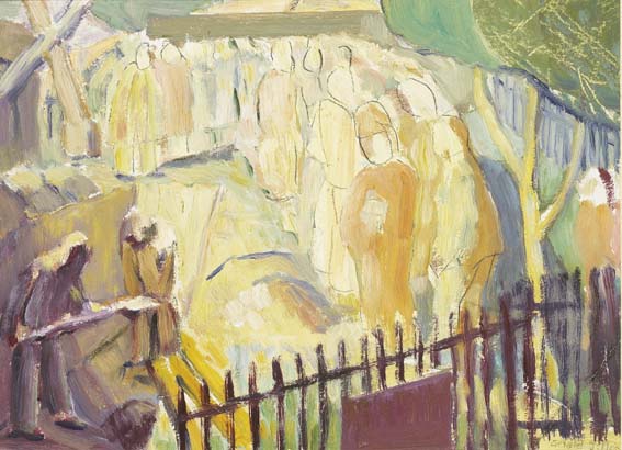 THE BURIAL by Gerard Dillon (1916-1971) (1916-1971) at Whyte's Auctions