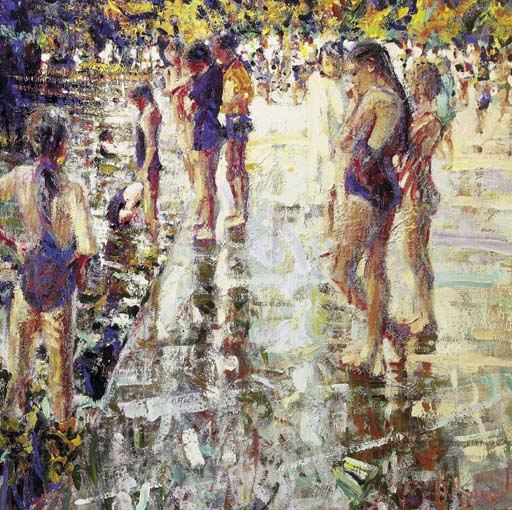 TOWARDS EVENING (LISMORE RIVER POOL) by Arthur K. Maderson sold for �16,000 at Whyte's Auctions