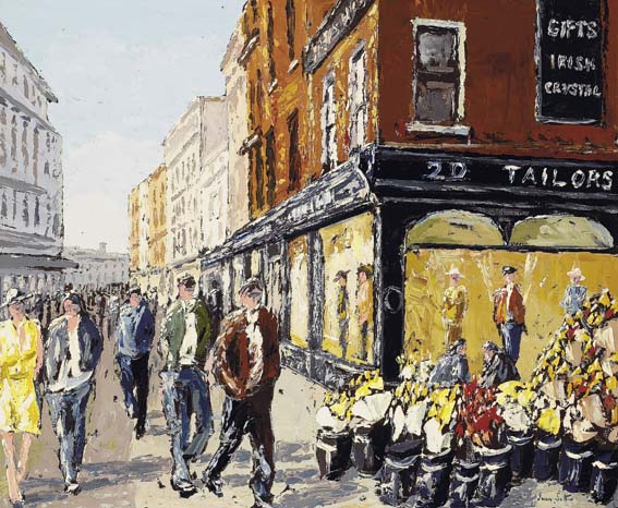 OLD BROWN THOMAS STORE, GRAFTON STREET by Ivan Sutton (b.1944) at Whyte's Auctions