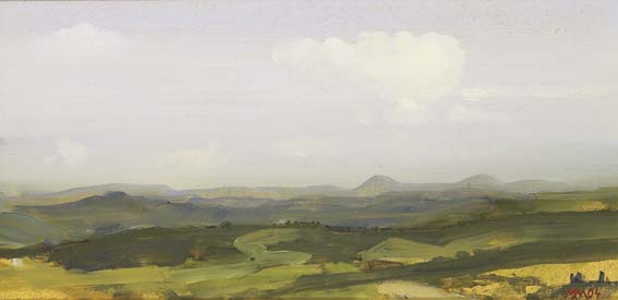 LANDSCAPE WITH CLOUD, RESHIA, UMBRIA by Martin Mooney (b.1960) (b.1960) at Whyte's Auctions