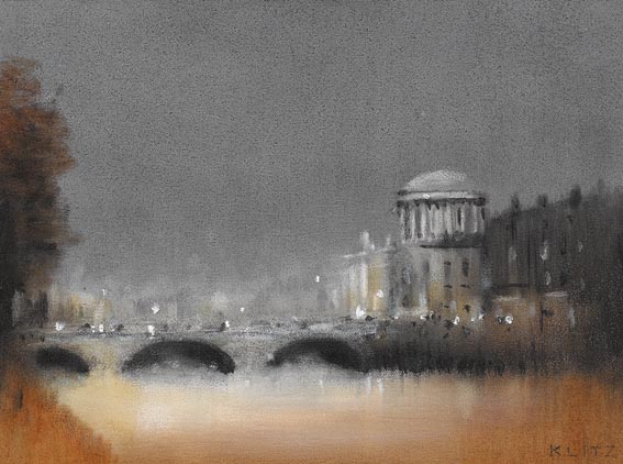 THE FOUR COURTS, DUBLIN by Anthony Robert Klitz (1917-2000) (1917-2000) at Whyte's Auctions
