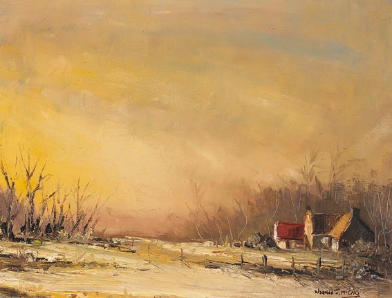 WINTER SUN by Norman J. McCaig (1929-2001) at Whyte's Auctions