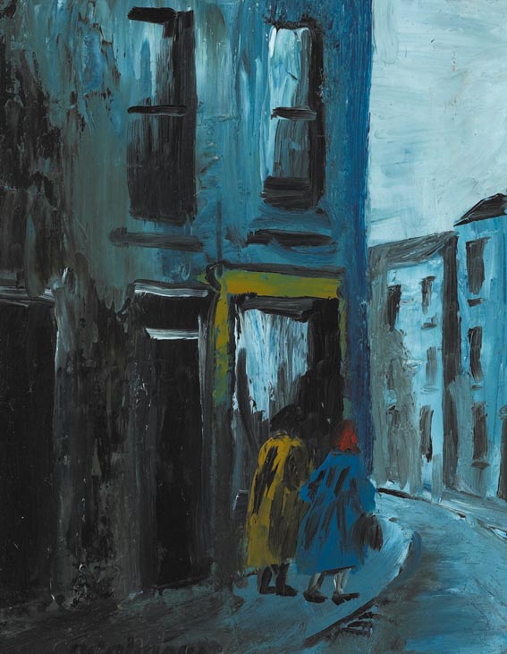 THE LIBERTIES, DUBLIN by S�amus � Colm�in (1925-1990) at Whyte's Auctions