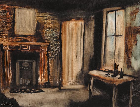 STUDIO INTERIOR by S�amus � Colm�in (1925-1990) at Whyte's Auctions