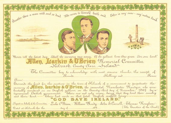CERTIFICATE OF DONATION at Whyte's Auctions