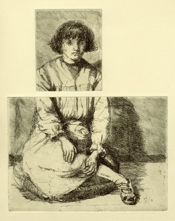 FOLIO OF ETCHINGS (20) by Estella Frances Solomons sold for �850 at Whyte's Auctions