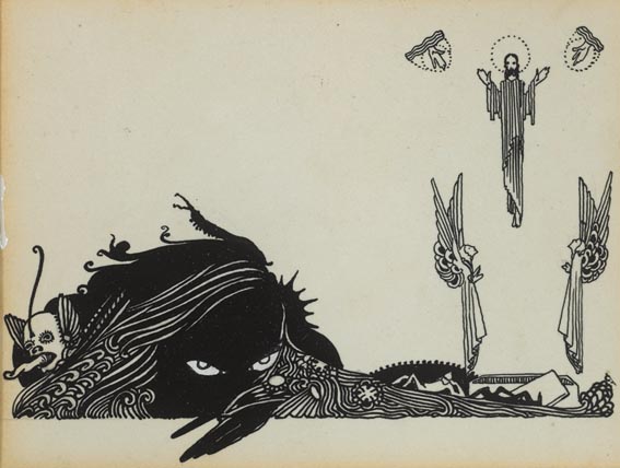 THE LORD HATH ARISEN - ILLUSTRATION TO GOETHE'S FAUST, 1925 by Harry Clarke sold for 2,200 at Whyte's Auctions