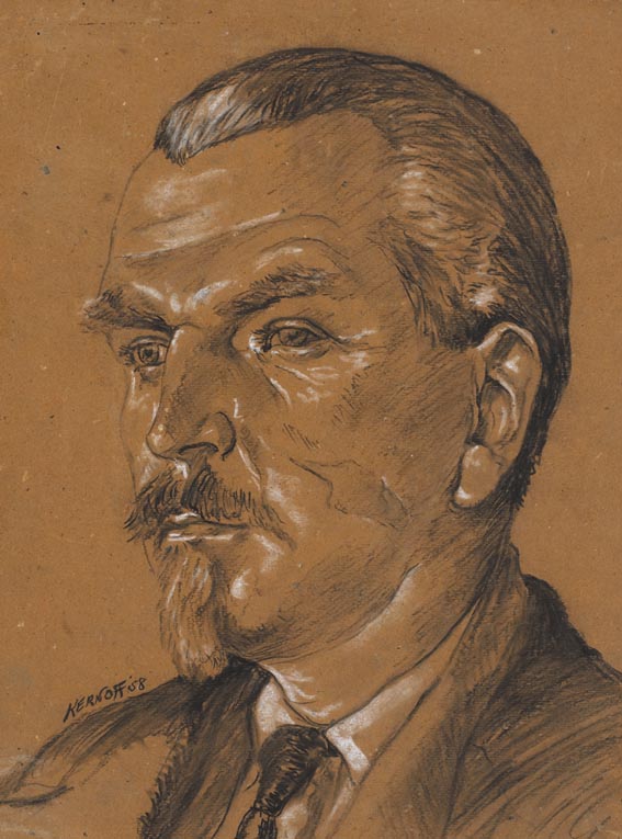 PORTRAIT OF GERARD O'BRIEN by Harry Kernoff RHA (1900-1974) at Whyte's Auctions