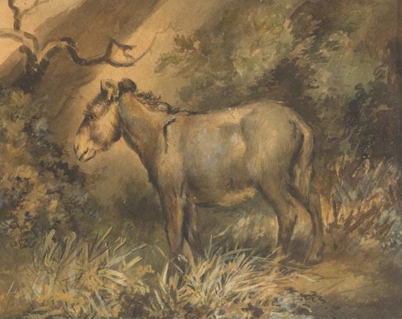 DONKEY IN A WOODLAND at Whyte's Auctions