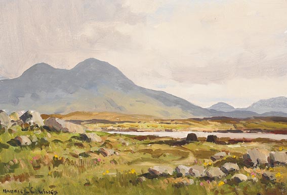 LANDSCAPE, CONNEMARA by Maurice Canning Wilks sold for 2,600 at Whyte's Auctions